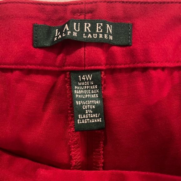 Lauren Ralph Lauren slit ankle pants. Size 14W - Picture 4 of 5